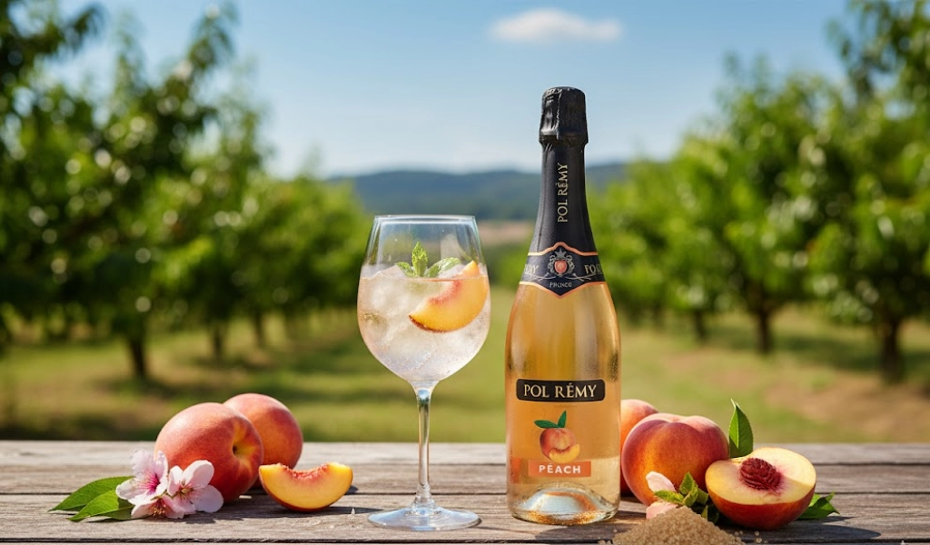 Rượu Sparkling Pháp Pol Remy Peach