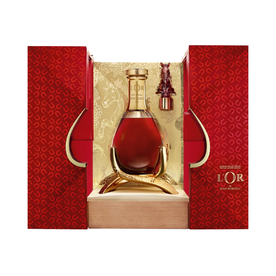 Rượu Cognac Pháp Martell L'or De Jean Zodiac Limited Year Of The Horse Hộp Quà Tết 2026