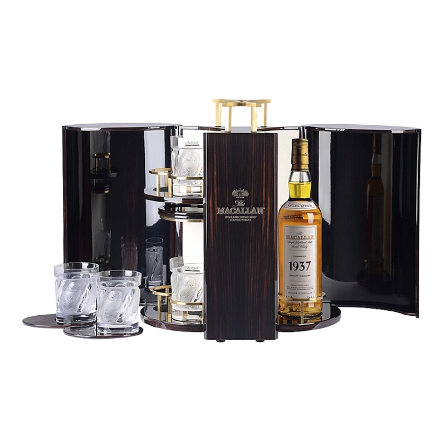 Rượu Whisky Macallan 37 Year Old Fine & Rare 1937 Kèm Set Quà Tantalus