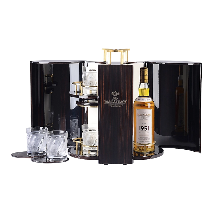 Rượu Whisky Macallan 51 Year Old Fine & Rare 1951 Kèm Set Quà Tantalus