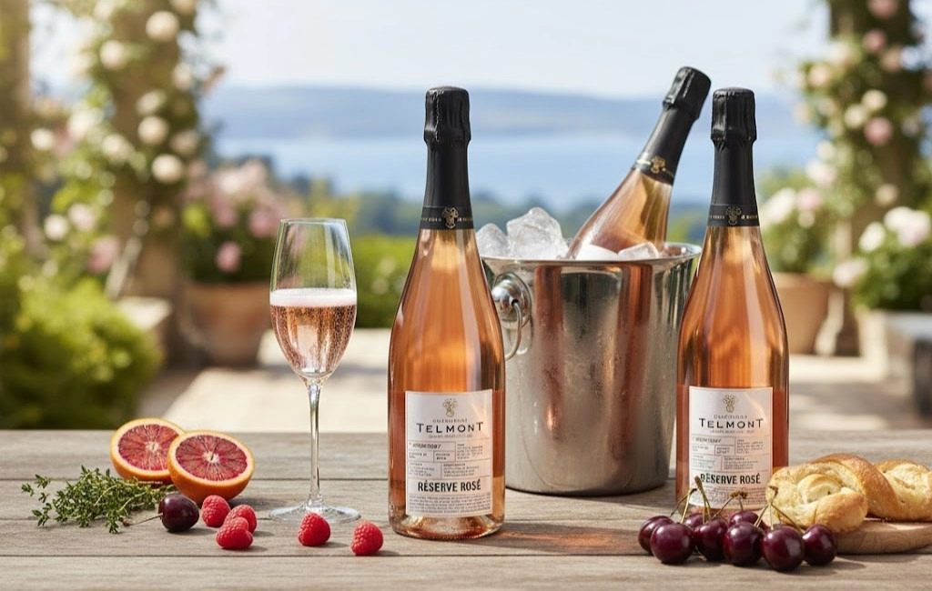 Champagne Telmont Reserve Rose Tươi Mới
