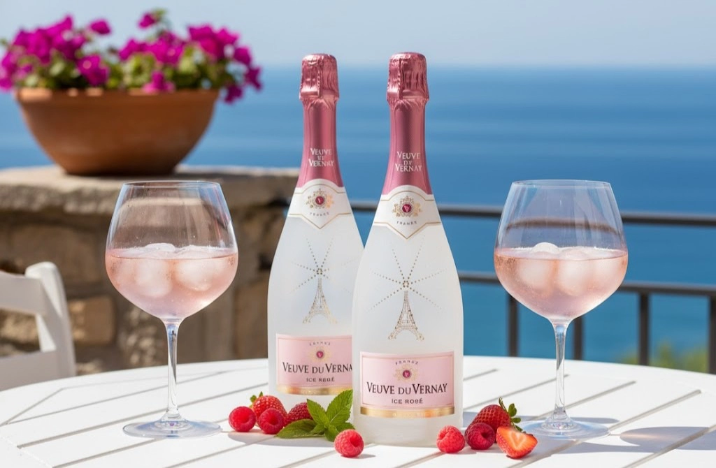 Sparkling Veuve Du Vernay Ice Rosé Tươi Mát