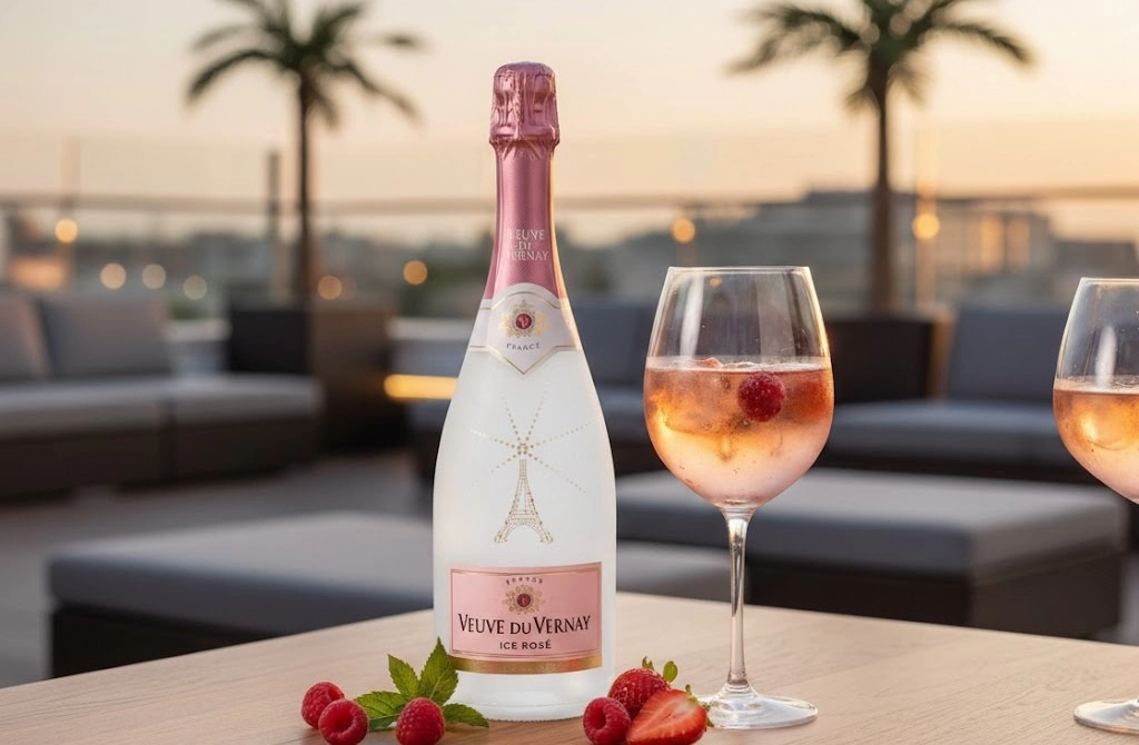 Sparkling Veuve Du Vernay Ice Rosé Sống Động