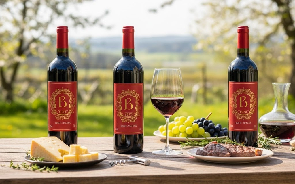 Vang Đỏ Borie Manoux Rivage B1870 Đậm Đà