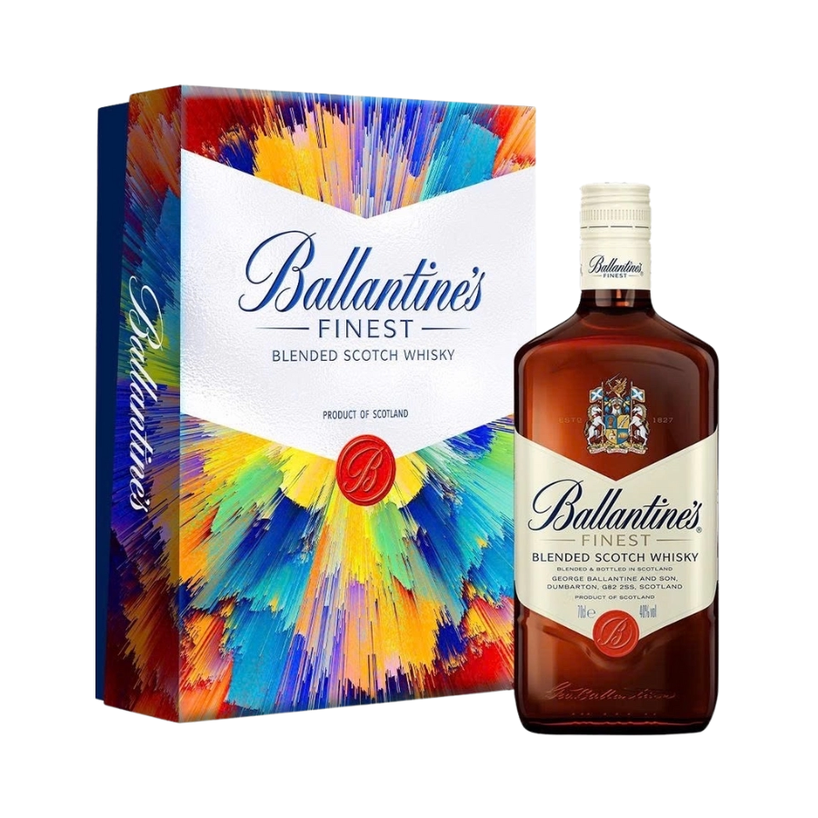 Rượu Whisky Ballantine's Finest Phiên Bản Hộp Quà Tết 2026
