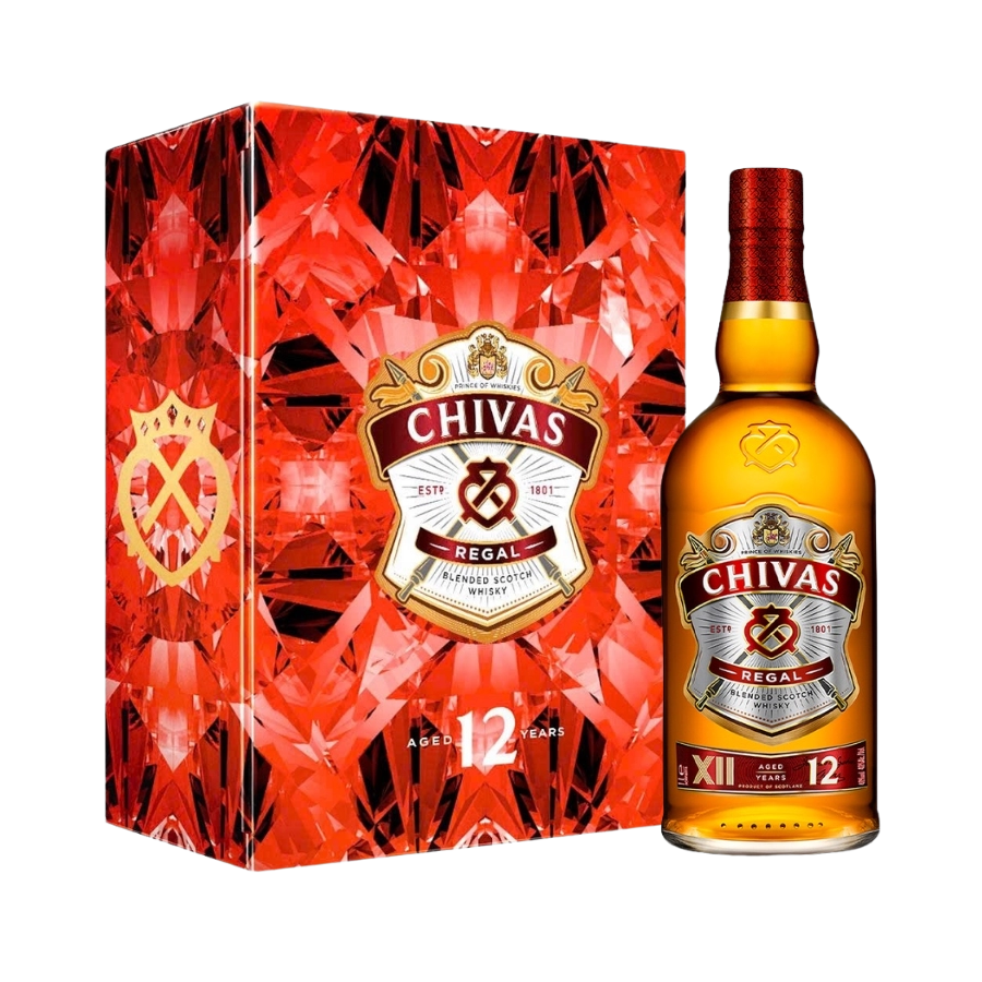 Rượu Whisky Chivas 12 Year Old Hộp Quà Tết 2026