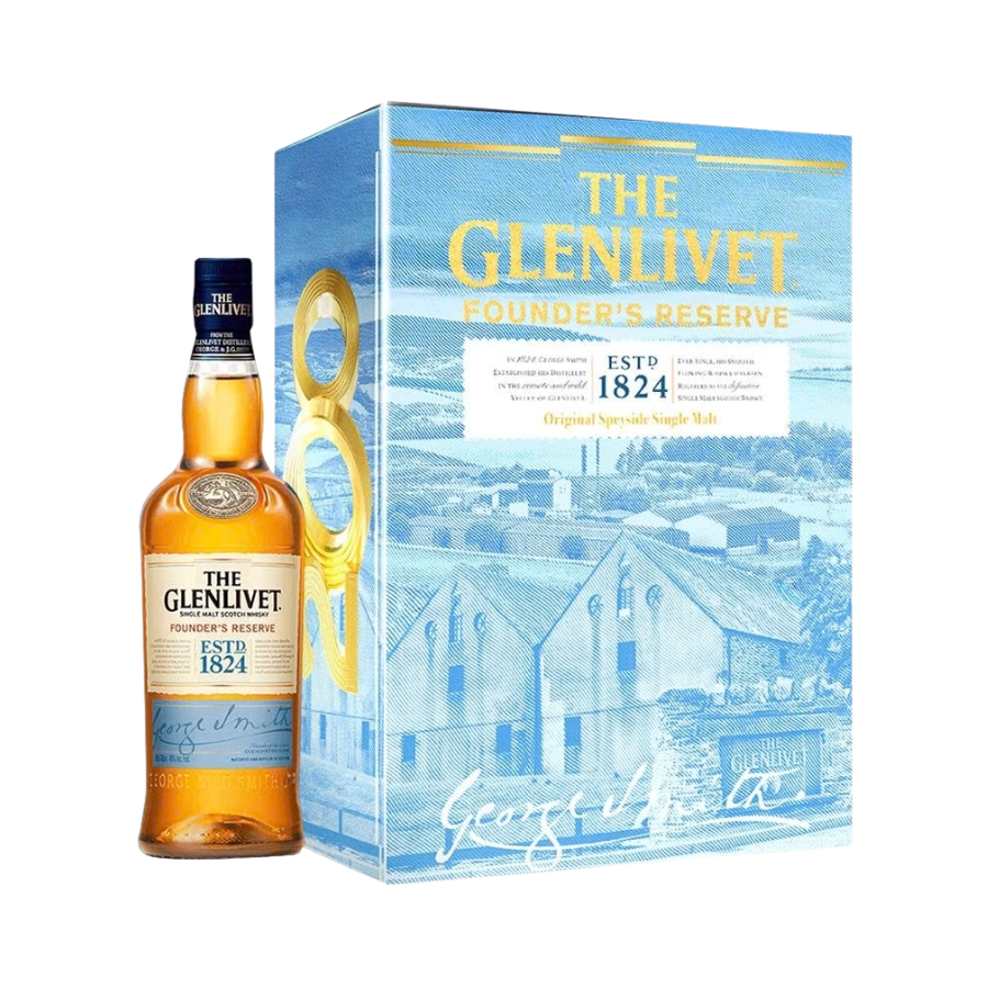 Rượu Whisky Glenlivet Founder's Reserve Hộp Quà Tết 2026