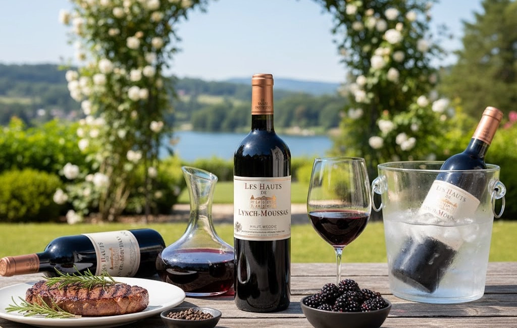 Vang Đỏ Pháp Borie Manoux Les Hauts de Lynch Moussas Mềm Mại