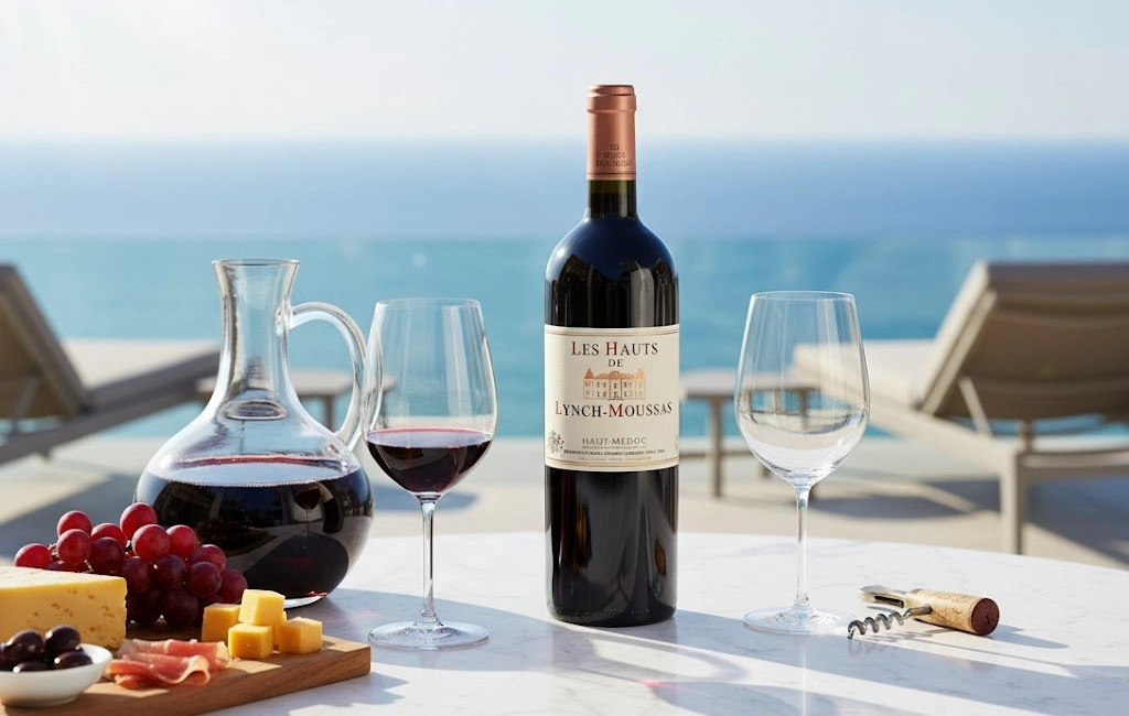 Vang Đỏ Pháp Borie Manoux Les Hauts de Lynch Moussas Chất Lượng