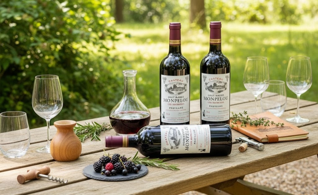 Vang Đỏ Chateau Haut Bages Monpelou Phong Phú