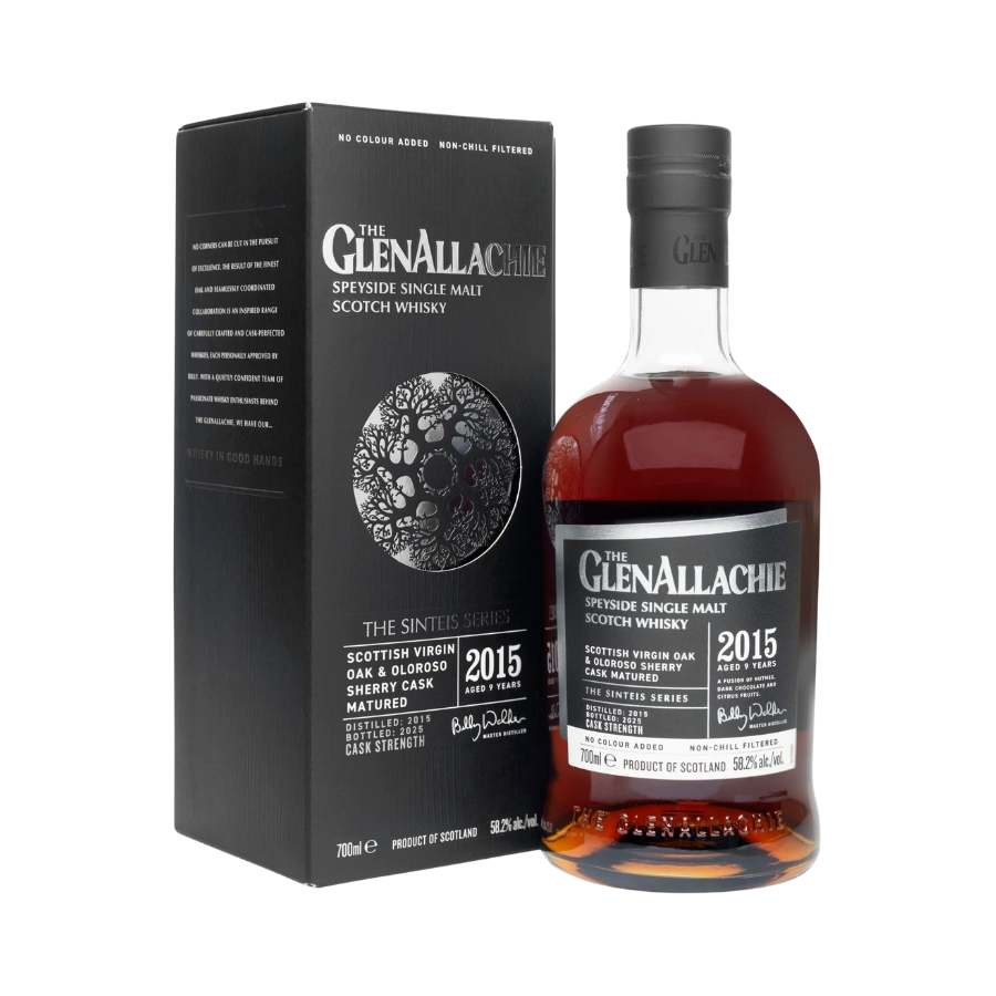 Rượu Whisky GlenAllachie 9 Year Old 2015 The Sinteis Series