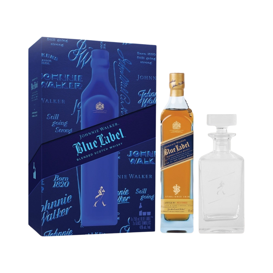 Rượu Whisky Johnnie Walker Blue Label Hộp Quà Tết 2026