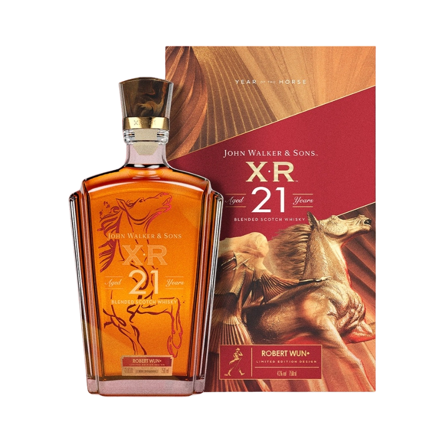 Rượu Whisky John Walker & Sons XR 21 Year Old Robert Wun Hộp Quà Tết 2026
