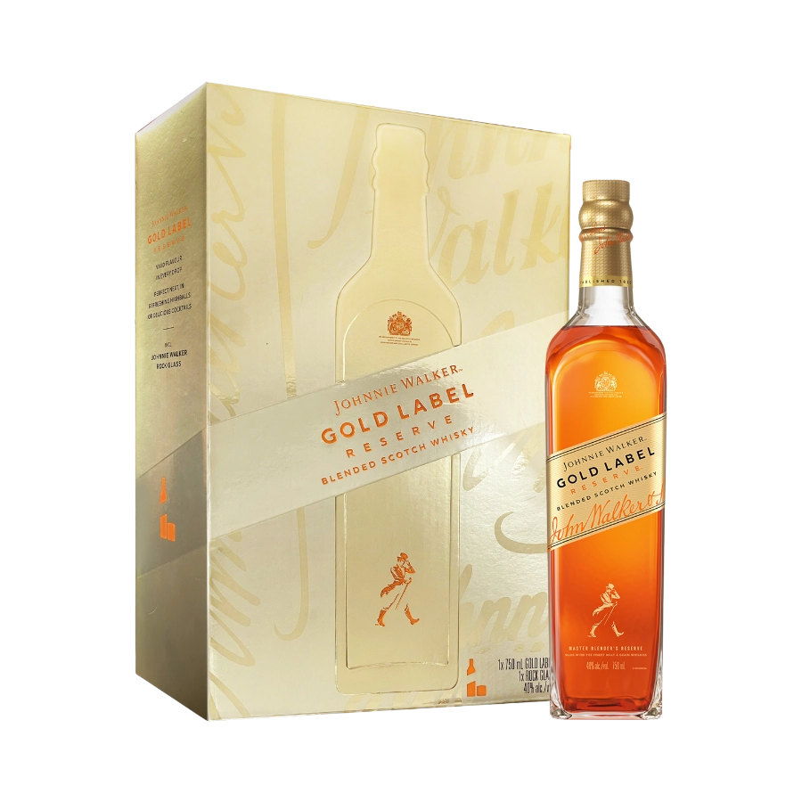 Rượu Whisky Johnnie Walker Gold Label Reserve Hộp Quà Tết 2026