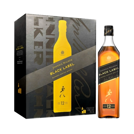 Rượu Whisky Johnnie Walker Black Label Hộp Quà Tết 2026