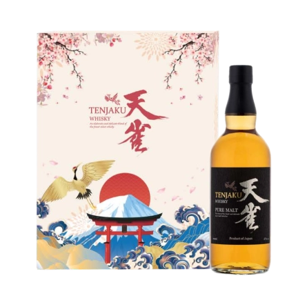 Rượu Whisky Tenjaku Pure Malt Japanese Whisky Hộp Quà Tết 2026