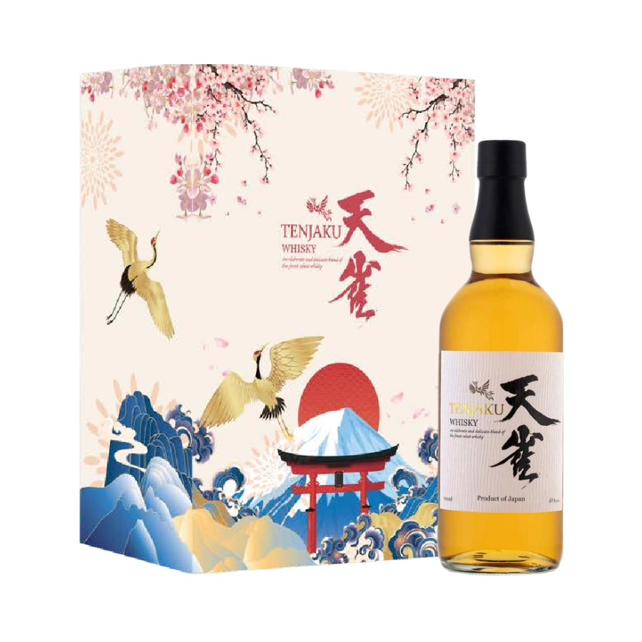 Rượu Whisky Tenjaku Blended Malt Japanese Whisky Hộp Quà Tết 2026