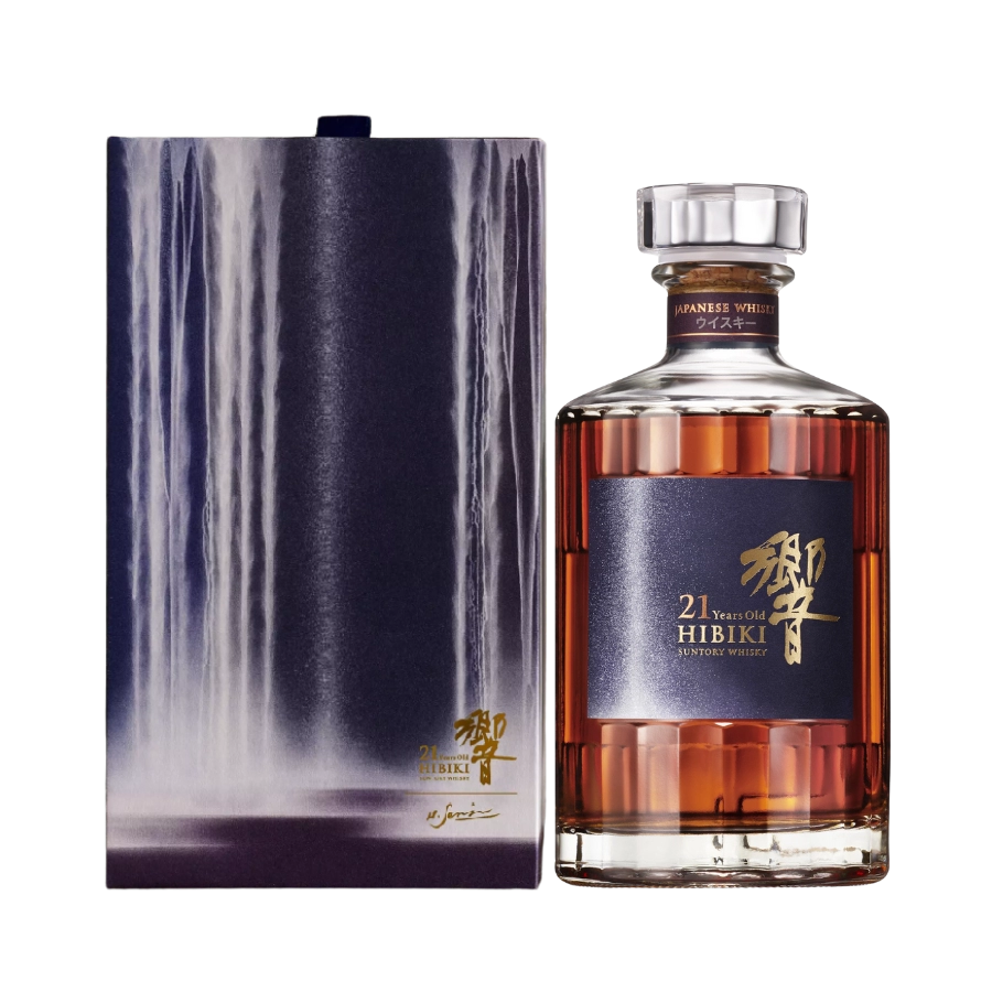 Rượu Whisky Nhật Hibiki 21 Year Old Hiroshi Senju 2025 Artist Limited Edition