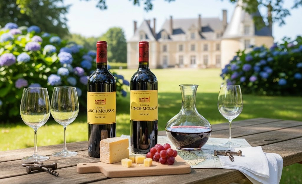 Chateau Lynch Moussas 5th Grand Cru Classe 2002 Mềm Mại