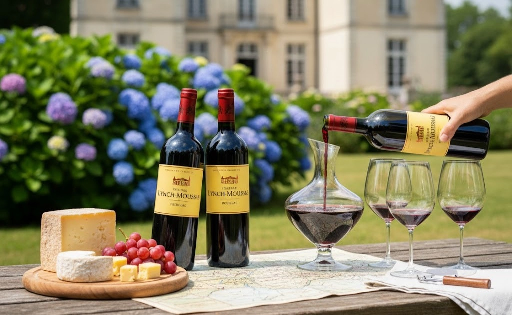 Chateau Lynch Moussas 5th Grand Cru Classe 2005 Tròn Trịa