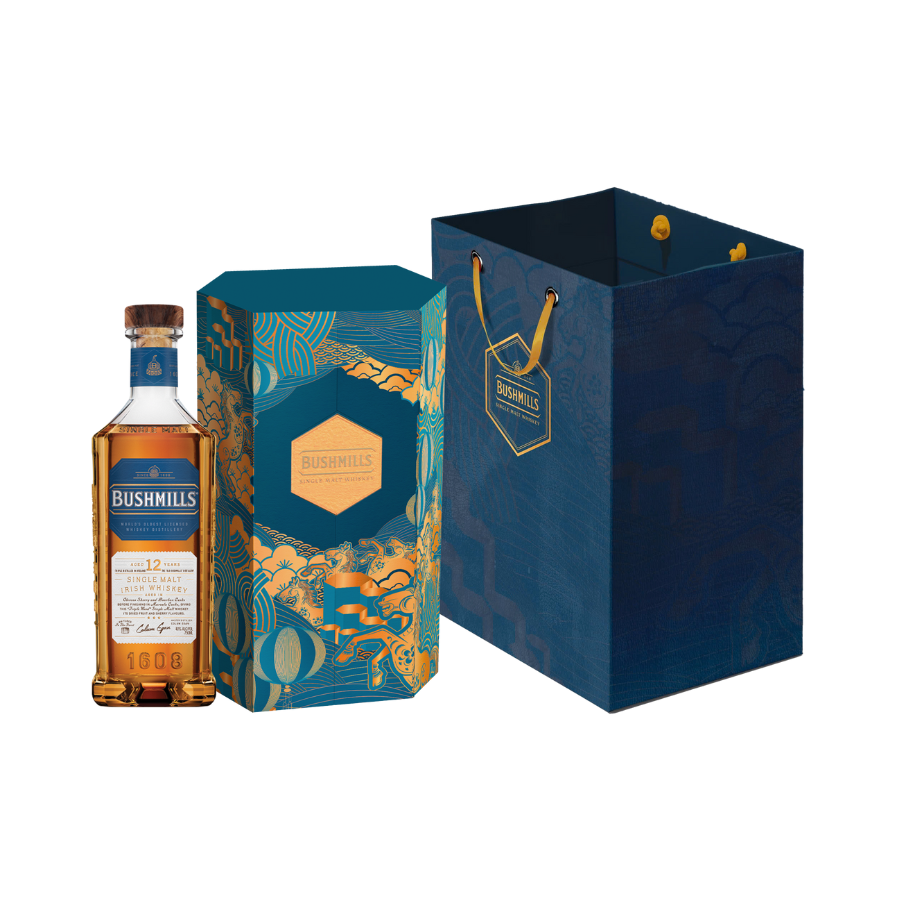 Rượu Whisky Bushmills 12 Year Old Hộp Quà Tết 2026