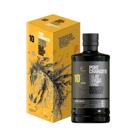 Rượu Whisky Bruichladdich Port Charlotte 10 Year Old Hộp Quà Tết 2026