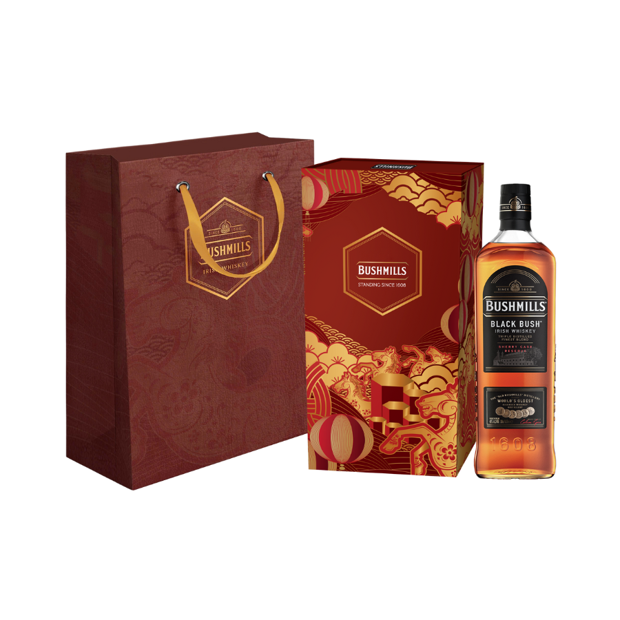 Rượu Whisky Bushmills Black Bush Hộp Quà Tết 2026