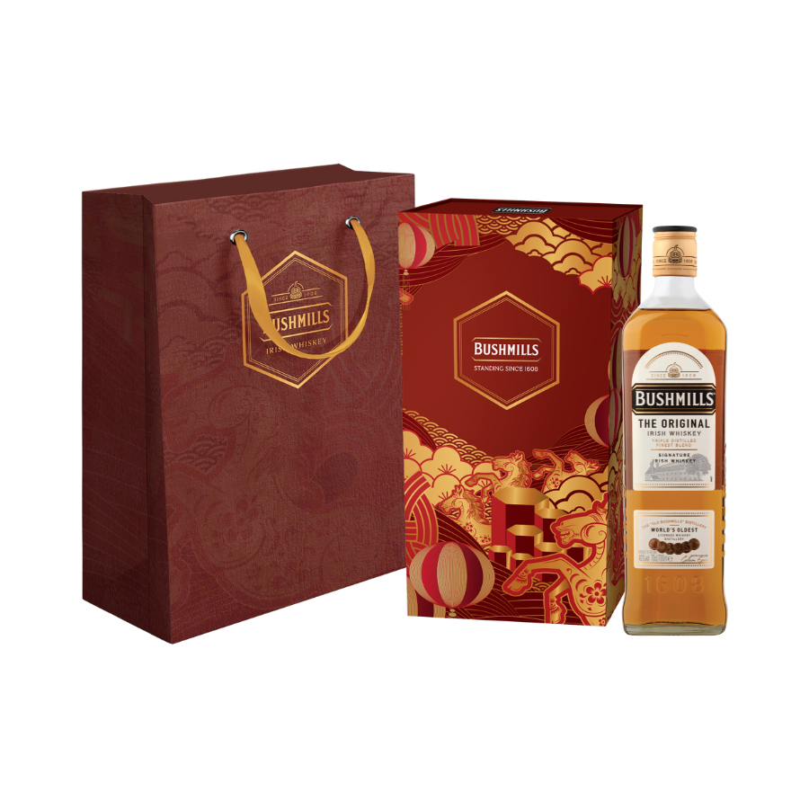 Rượu Whisky Bushmills Original Hộp Quà Tết 2026