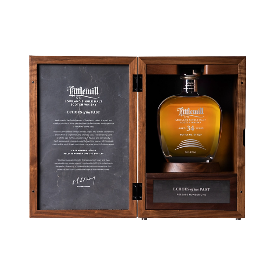 Rượu Whisky Littlemill 34 Year Old Echoes Of The Past Release Number One