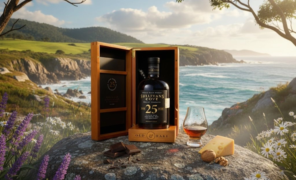 Whisky Sullivans Cove 25 Year Old American Oak Cask Nº HH0010 Phức Tạp