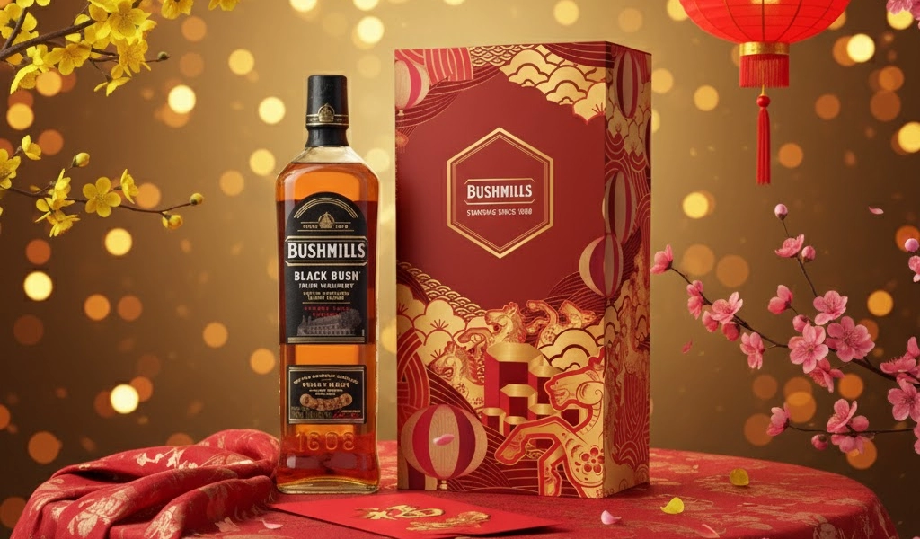 Bushmills Black Bush Hộp Quà Tết 2026
