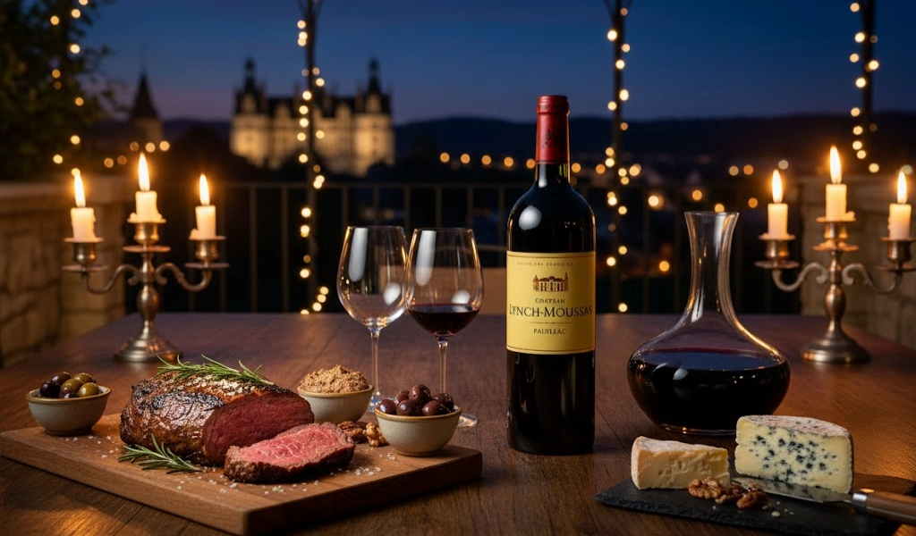 Rượu Vang Đỏ Pháp Borie Manoux Chateau Lynch Moussas 5th Grand Cru Classe 2011