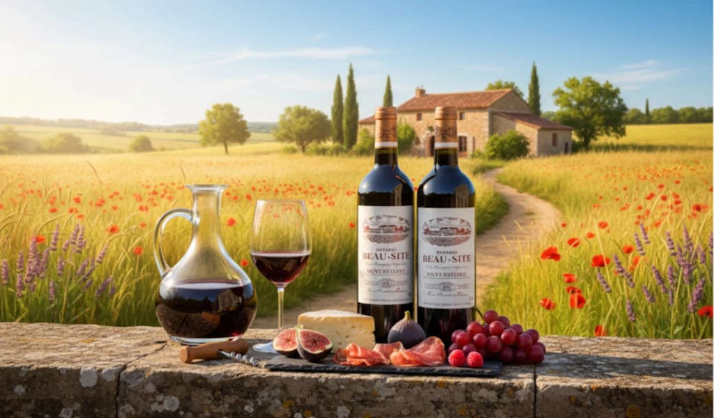 Rượu Vang Đỏ Pháp Borie Manoux Chateau Beau Site Cru Bourgeois Superieur 2015