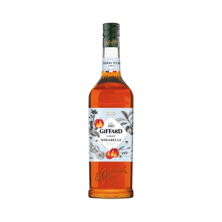 Syrup Pháp Giffard Cherry Plum / Mirabelle / Mận Anh Đào