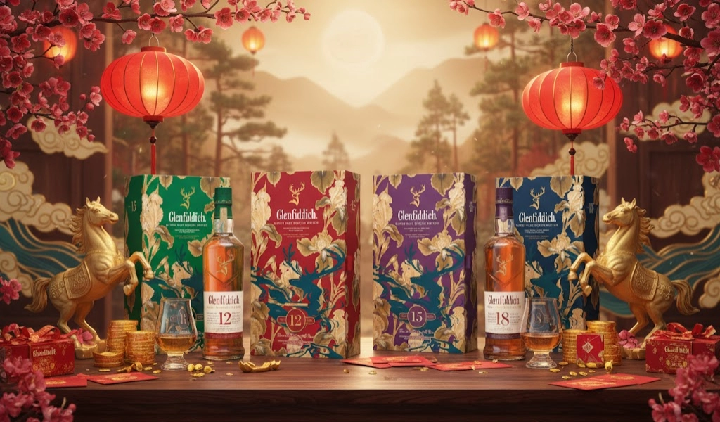 Bộ Sưu Tập Glenfiddich Hộp Quà Tết 2026 Ý Nghĩa Hội Ngộ