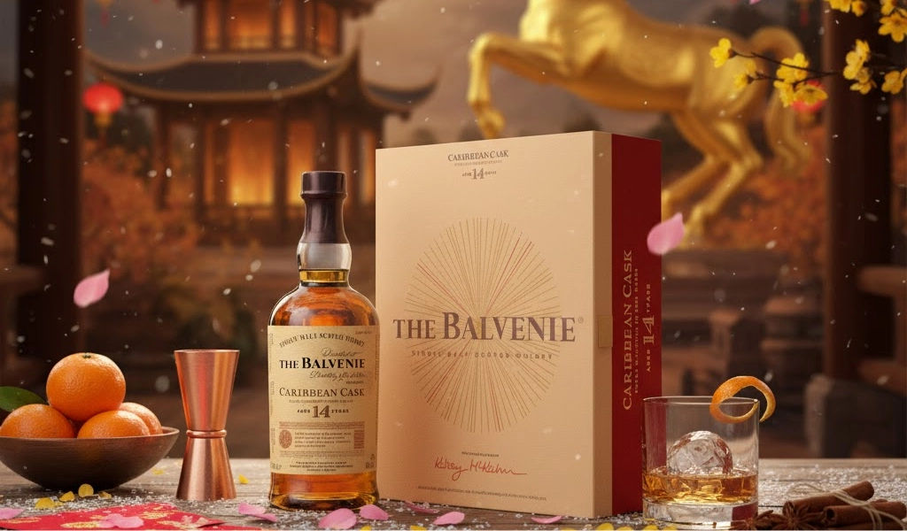 Hộp quà Tết 2026 Balvenie Món Quà Khai Xuân