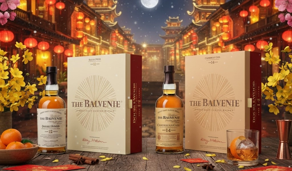 Hộp quà Tết 2026 Whisky Balvenie
