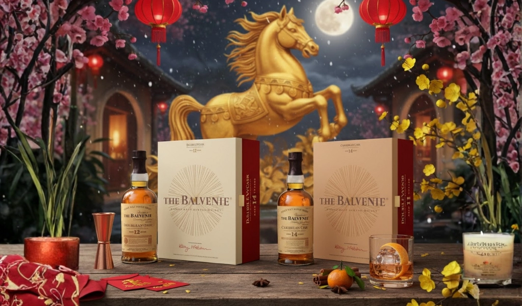 Hộp Quà Tết 2026 Balvenie: Món Quà Khai Xuân Đón Năm Bính Ngọ