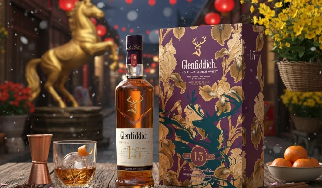 Glenfiddich 15 Year Old Solera Hộp Quà Tết 2026