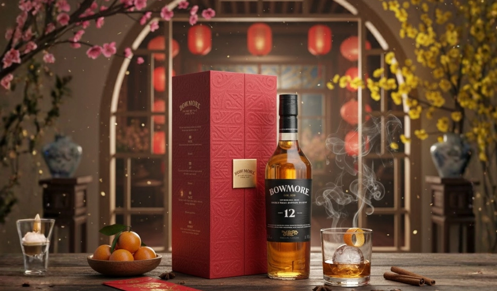 Bowmore 12 Year Old Hộp Quà Tết 2026