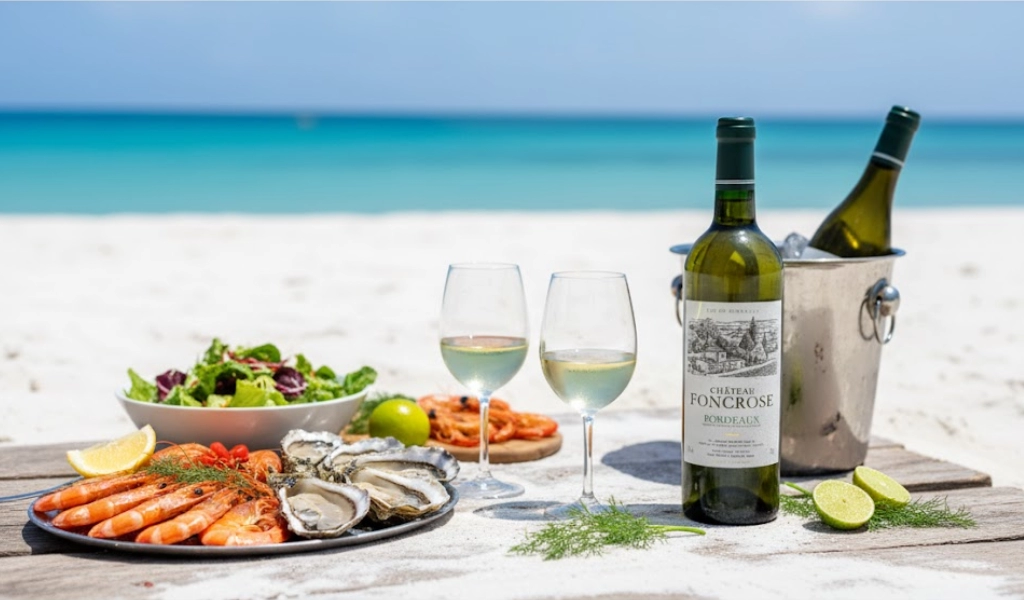 Rượu Vang Trắng Pháp Borie Manoux Chateau FoncRose Blanc