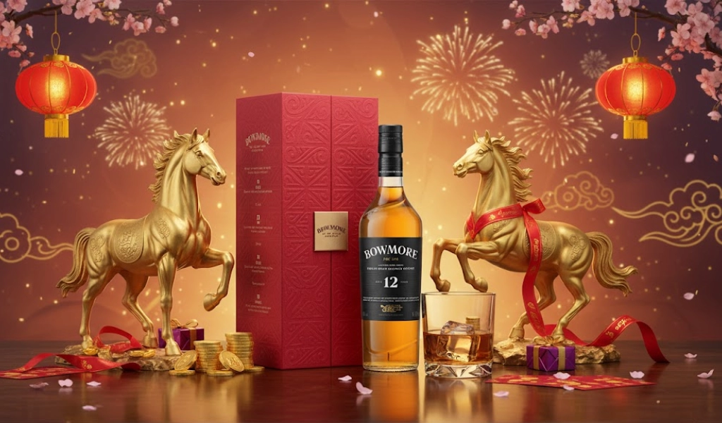 Bowmore 12 Year Old Hộp Quà Tết 2026