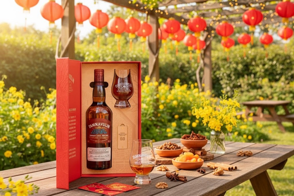 Whisky Tamnavulin Sherry Cask Hộp Quà Tết 2026 Êm Mượt