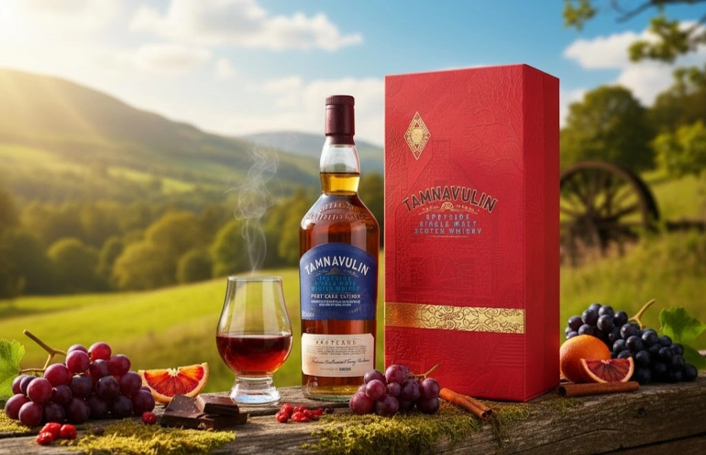 Whisky Tamnavulin Port Cask Hộp Quà Tết 2026 Mượt Mà