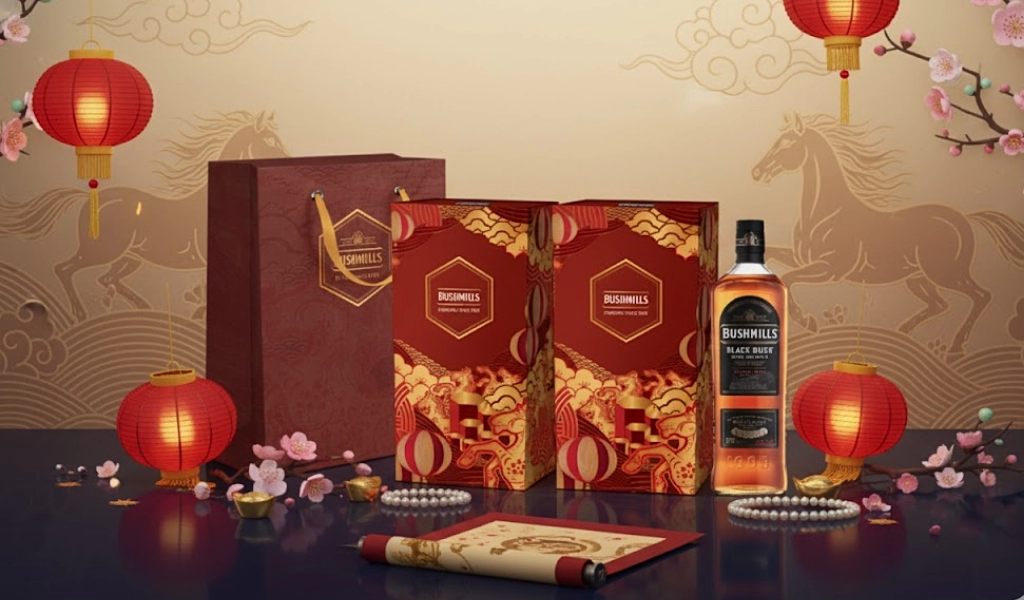Bushmills Black Bush Hộp Quà Tết 2026