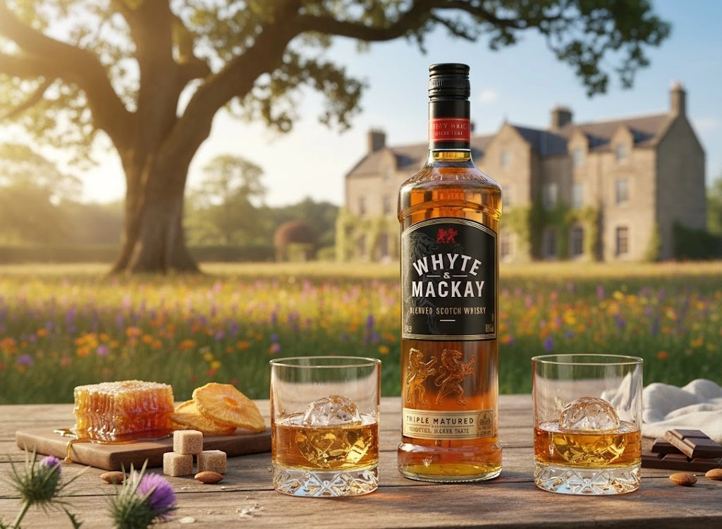 Whisky Whyte & Mackay Triple Matured Blended Whisky Độc Đáo