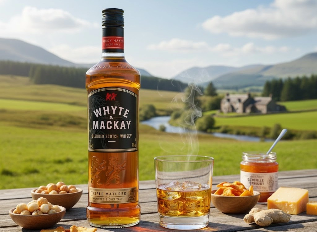 Whisky Whyte & Mackay Triple Matured Blended Whisky Đậm Đà