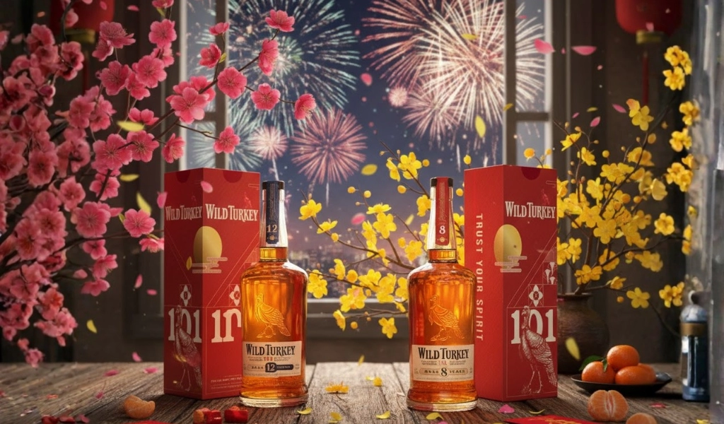 Hộp Quà Tết Wild Turkey Lựa Chọn Sang Trọng và Phá Cách Năm Bính Ngọ