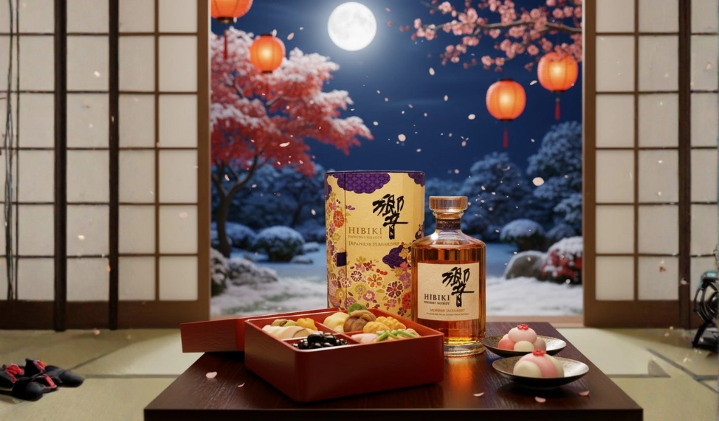 Whisky Nhật Hibiki Harmony Hộp Quà Tết 2026