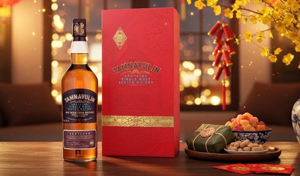 Tamnavulin Red Wine Cask Hộp Quà Tết 2026